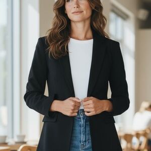 Magaschoni Classic Black Blazer